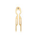 Fiona Franchimon Nº 1 Hairpin Steel (Yellow Gold Finish) 1 pz