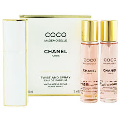 Chanel Coco Mademoiselle EDPr ricaricabile 20 ml + EDP ricarica 2 x 20 ml (donna)