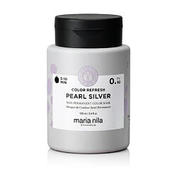 Maria Nila Colour Refresh Semi-permanent maschera per capelli con pigmenti colorati Pearl Silver 100