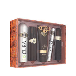 Cuba Gold EDT 100 ml + EDT 35 ml + Dopobarba 100 ml + DEO spray 200 ml + gel doccia 200 ml