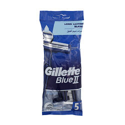 Gillette Blue II Chromium rasoio per un solo utilizzo 5 pz M