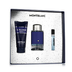 Montblanc Explorer Ultra Blue EDP 100 ml + EDP MINI 7,5 ml + Gel doccia 100 ml
