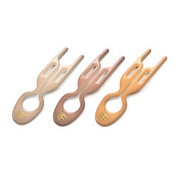 Fiona Franchimon Nº 1 Hairpin Paris Collection (Satin Sand, Smooth Caramel, Soft Beige) 3 Pz