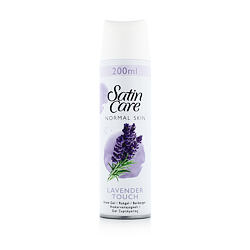Gillette Satin Care Gel da barba per pelli normali alla lavanda Touch 200 ml