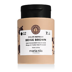 Maria Nila Colour Refresh maschera per capelli con pigmenti colorati Beige Brown 100 ml