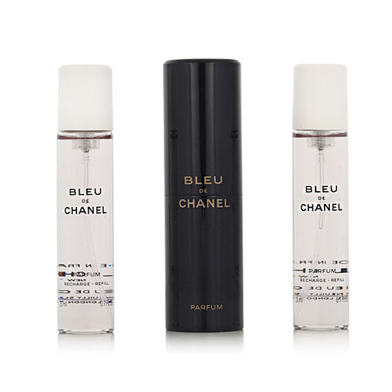 Chanel Bleu de Chanel Parfum Pocket Spray Refillable 20 ml + Parfum Refill 2 x 20 ml (man)