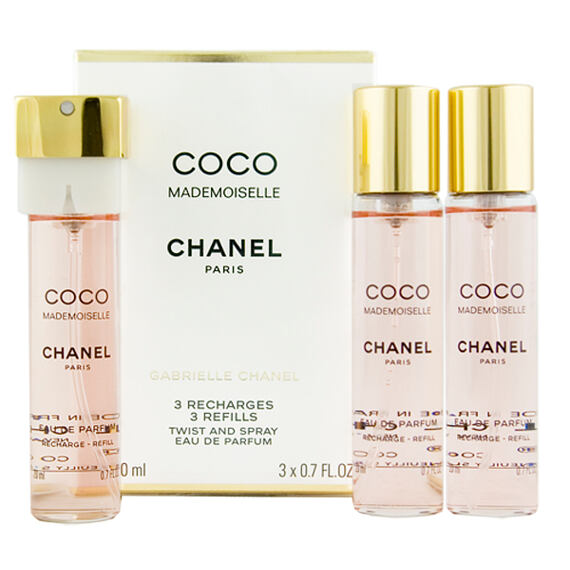 Chanel Coco Mademoiselle EDP 2 x 20 ml + EDP ricarica atomizzatore 20 ml W