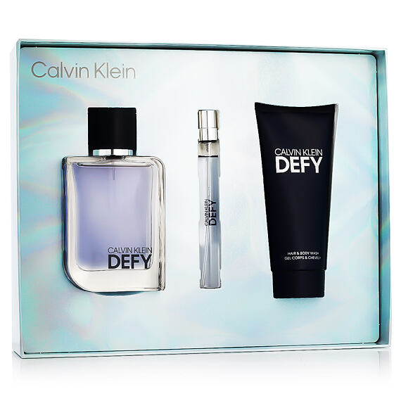 Calvin Klein Defy EDT 100 ml + EDT MINI 10 ml + Gel doccia 100 ml
