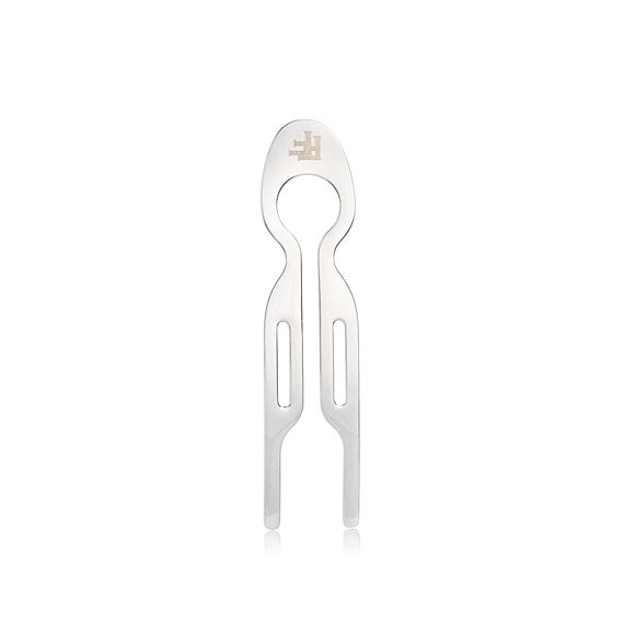 Fiona Franchimon Nº 1 Hairpin Steel (White Gold Finish) 1 pz