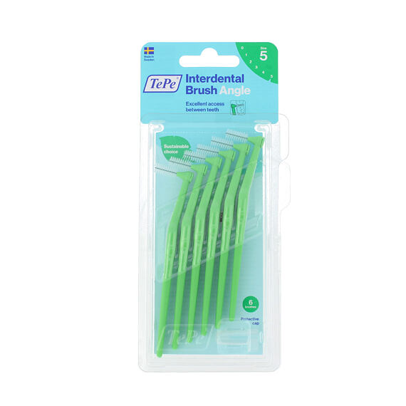 TePe Angle Spazzolini interdentali 5 verdi( 0,8 mm) pz
