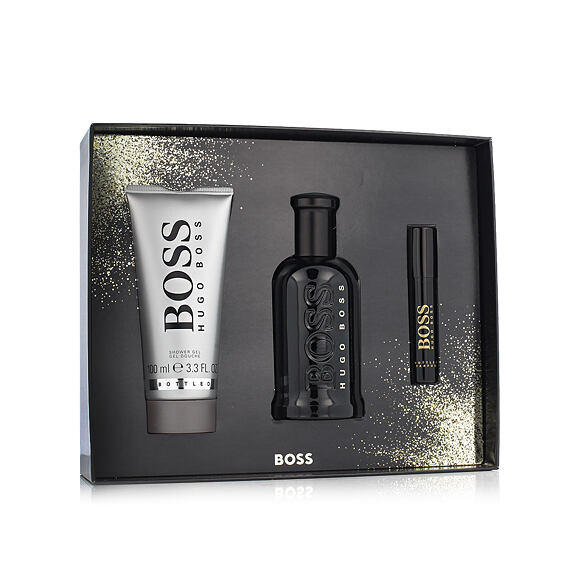 Hugo Boss Boss Bottled Parfum 100 ml + Parfum MINI 10 ml + gel doccia 100 ml