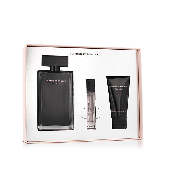 Narciso Rodriguez For Her EDT 100 ml + EDT MINI 10 ml + Latte corpo 50 ml