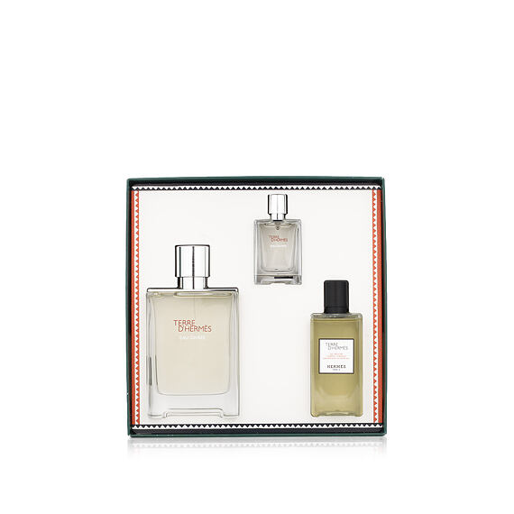 Hermès Terre D'Hermès Eau Givrée EDP ricaricabile 100 ml + EDP MINI 12.5 ml + gel doccia 80 ml