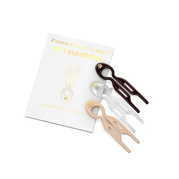 Fiona Franchimon Nº 1 Hairpin London Collection (Brown, Transparent, Soft Beige) 3 pz