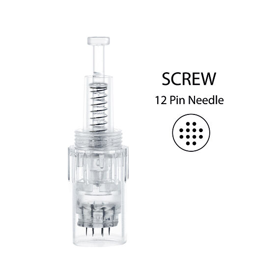 BBmessopen 12 Pin Needle Cartridges (Screw) 1 pz
