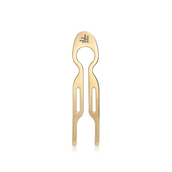 Fiona Franchimon Nº 1 Hairpin Steel (Yellow Gold Finish) 1 pz