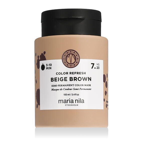 Maria Nila Colour Refresh maschera per capelli con pigmenti colorati Beige Brown 100 ml