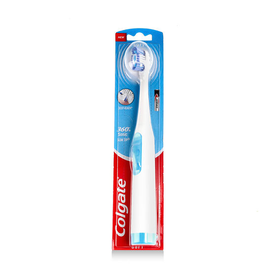 Colgate 360 Sonic Slim Tip Battery Powered Toothbrush 1 pz