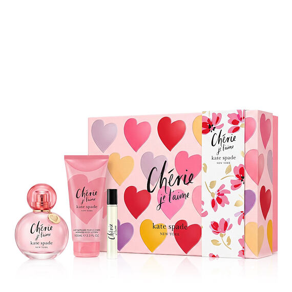 Kate Spade Chérie Je T'Aime EDP 100 ml + EDP MINI 7,5 ml + Latte corpo 100 ml